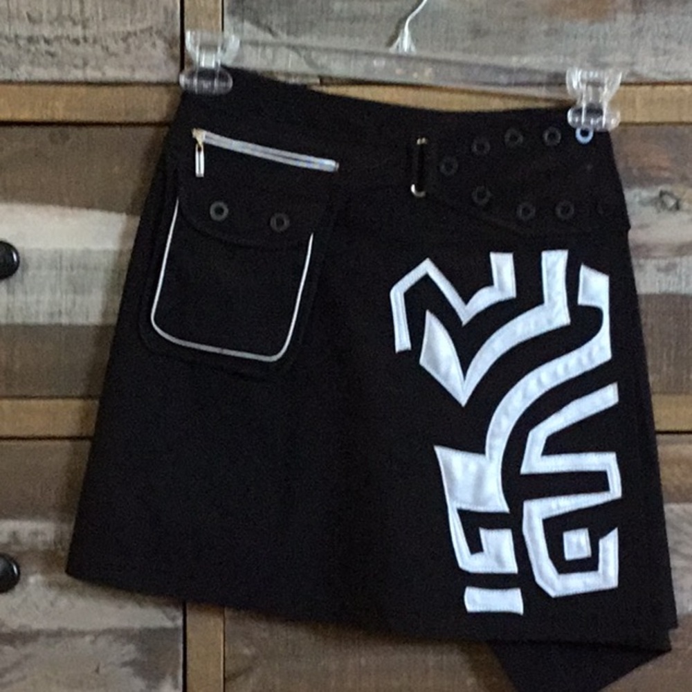 Black Jamie Sadock golf skirt